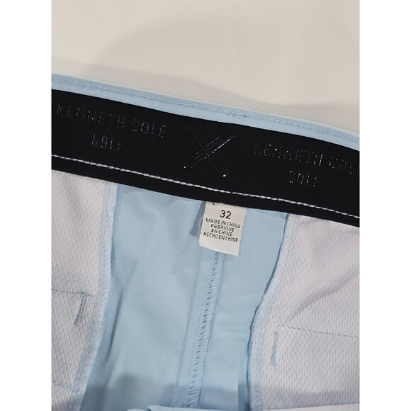 Kenneth Cole Golf Men's Baby Blue Golf Shorts Size 32 Athletic Flat Front - Picture 4 of 10